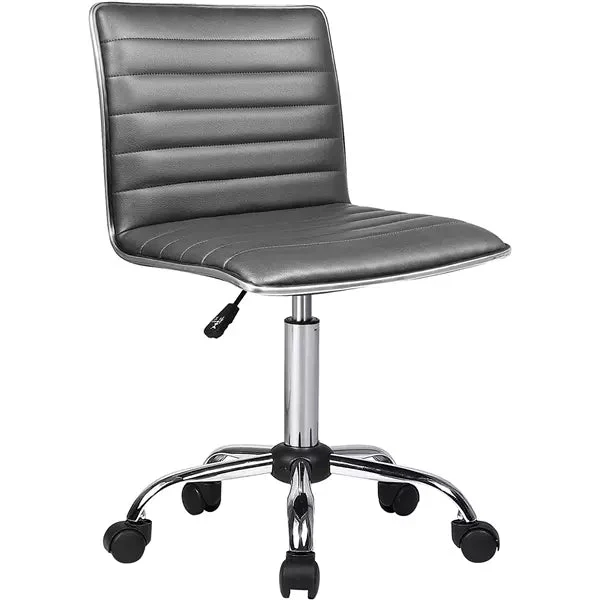BOSSIN Mid-Back Height Adjustable Office Chair, Armless Swivel Task Chair OF05 - Image 22