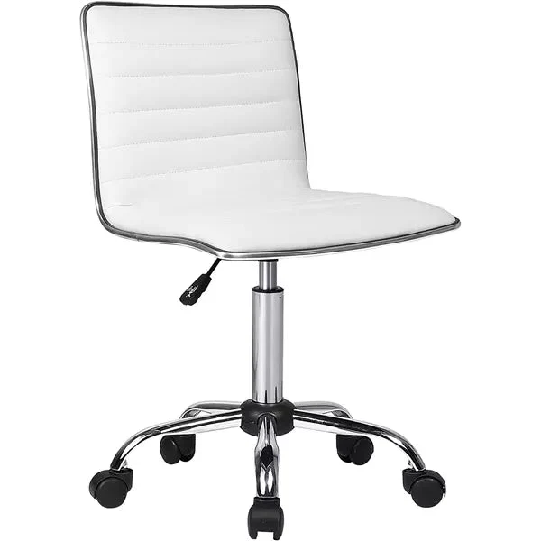 BOSSIN Mid-Back Height Adjustable Office Chair, Armless Swivel Task Chair OF05 - Image 8