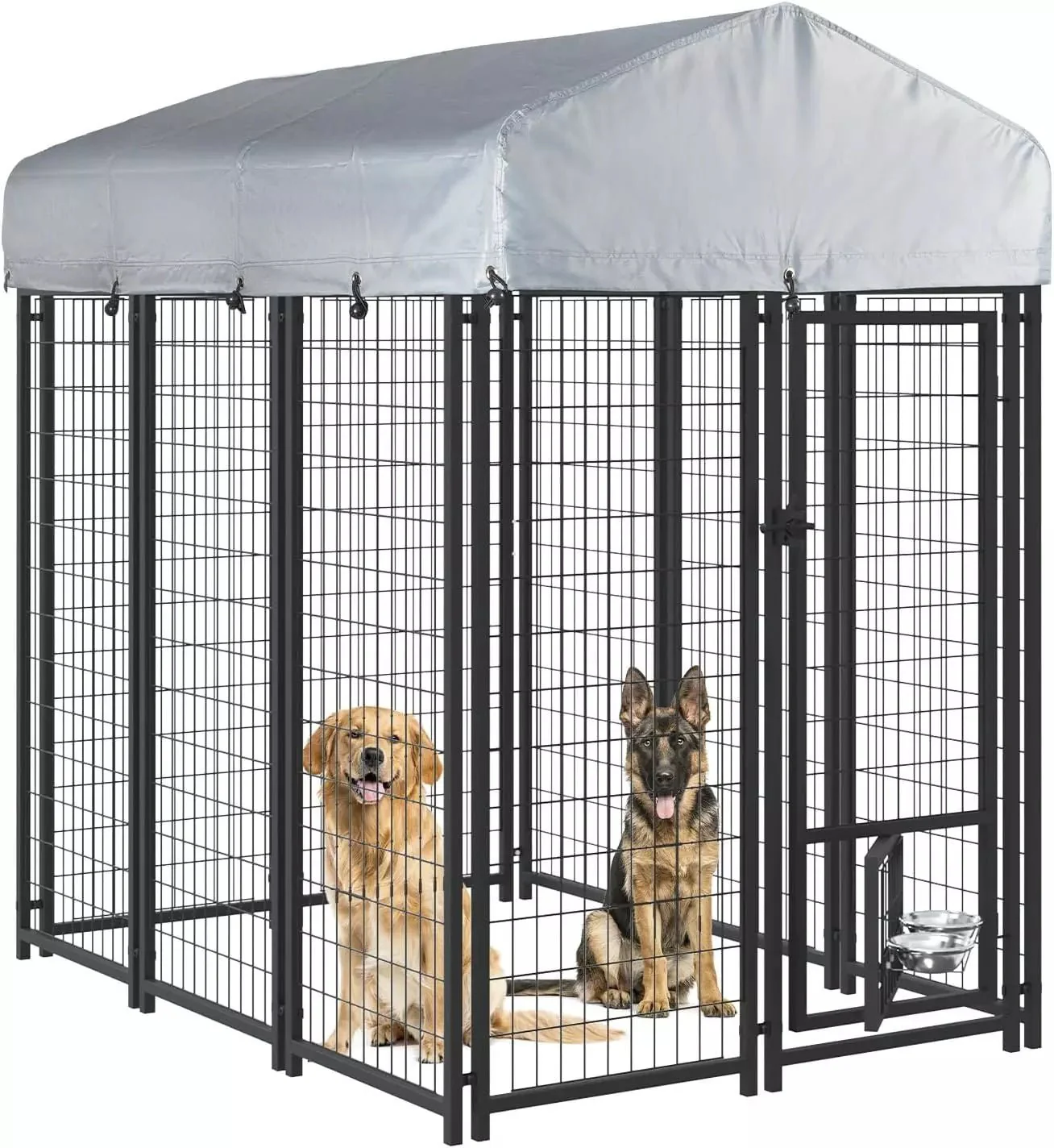 Waleaf 8x4x6 FT Outdoor Dog Kennel for Large Dogs - Image 7
