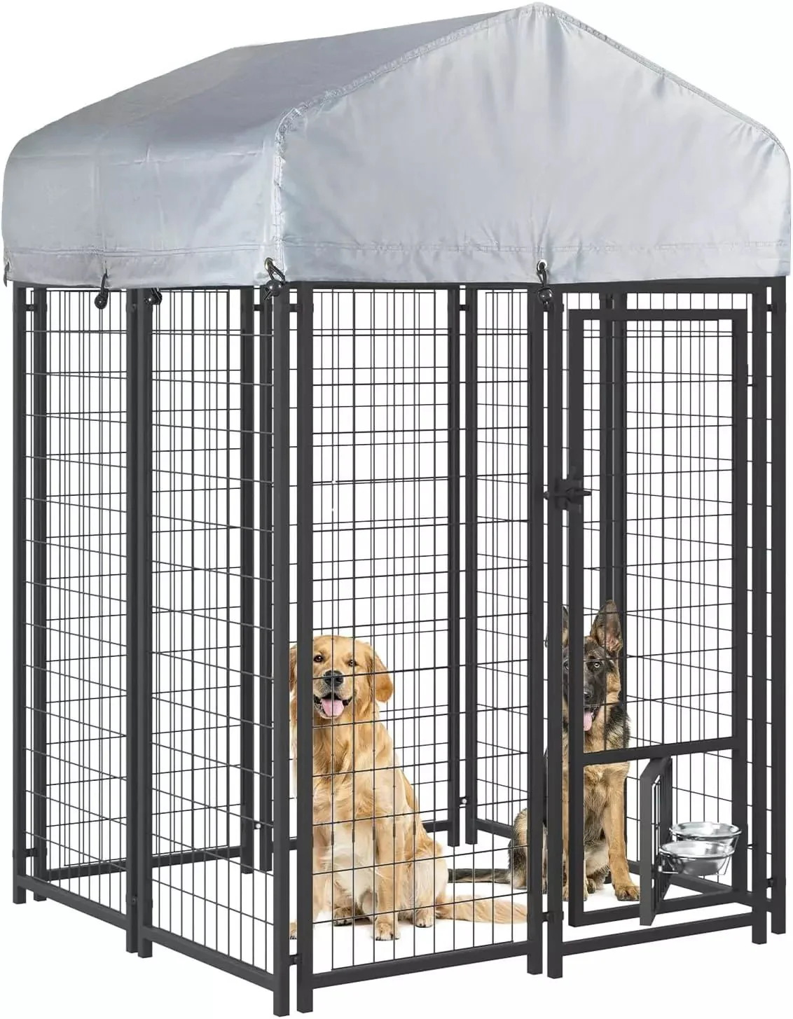 Waleaf 8x4x6 FT Outdoor Dog Kennel for Large Dogs - Image 8