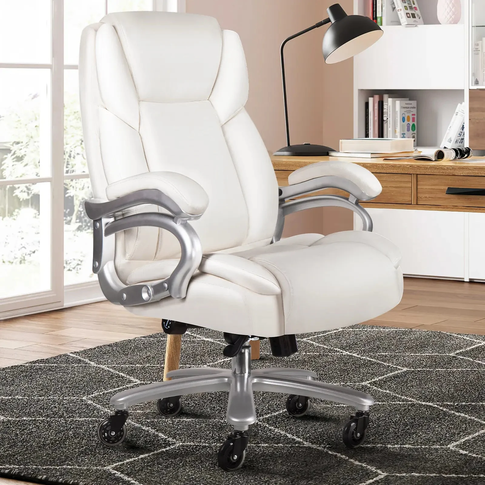 OFIKA Heavy Duty Big and Tall Office Chair, 500LBS High Back PU Leather Executive Chair OFC07 - Image 15
