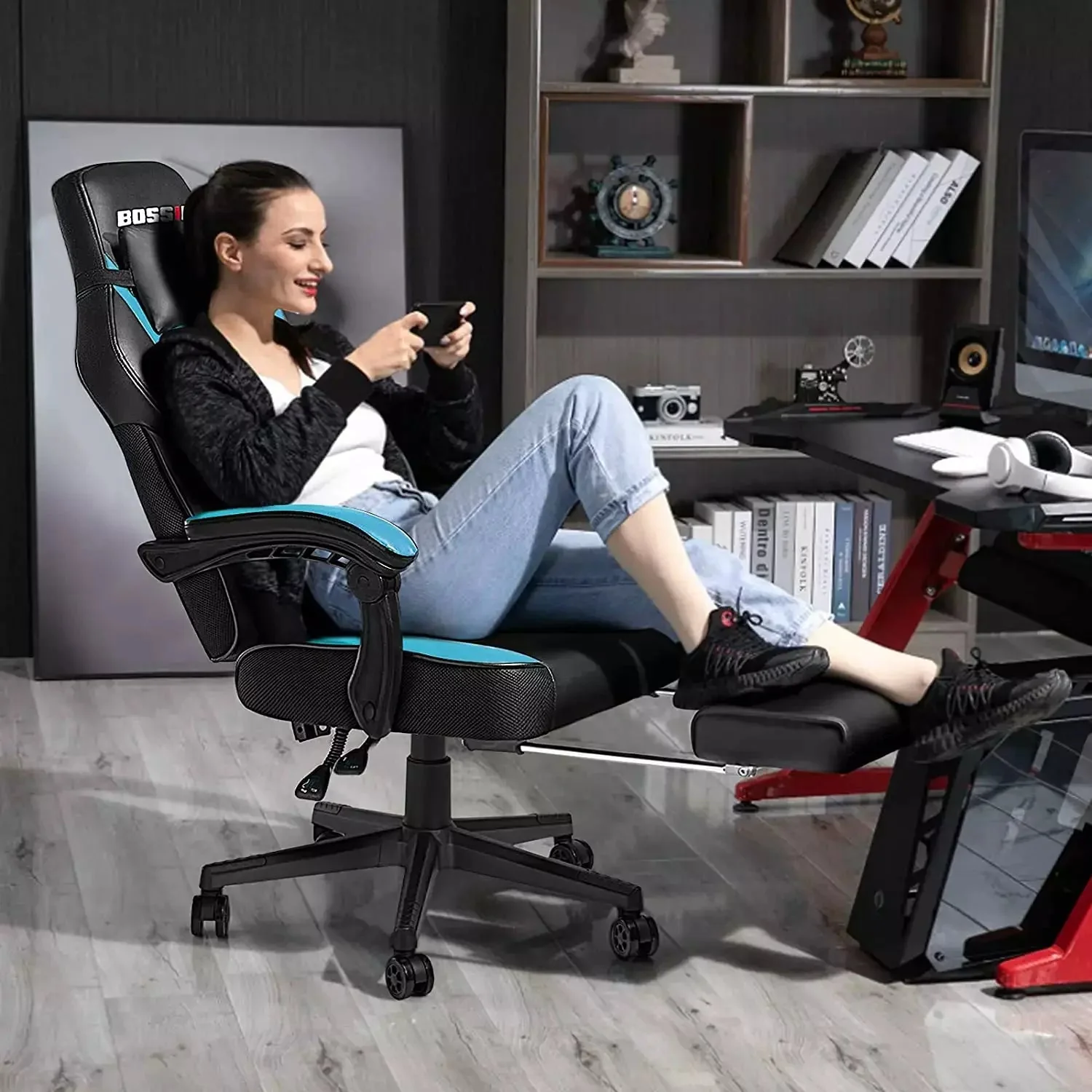 BOSSIN Big and Tall Heavy Duty PC Gaming Chair, Design for Big Guy BGC01 - Image 32