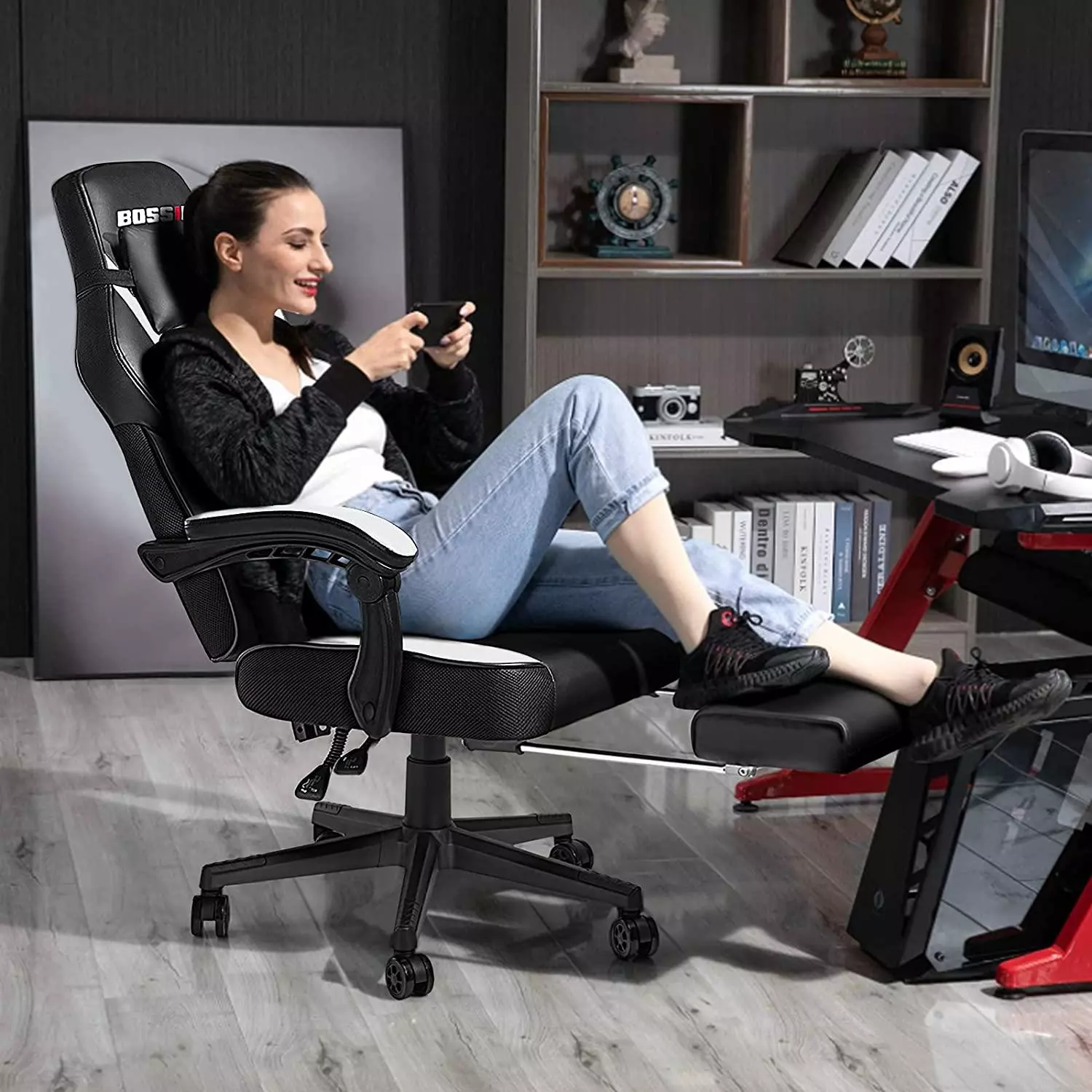 BOSSIN Big and Tall Heavy Duty PC Gaming Chair, Design for Big Guy BGC01 - Image 40