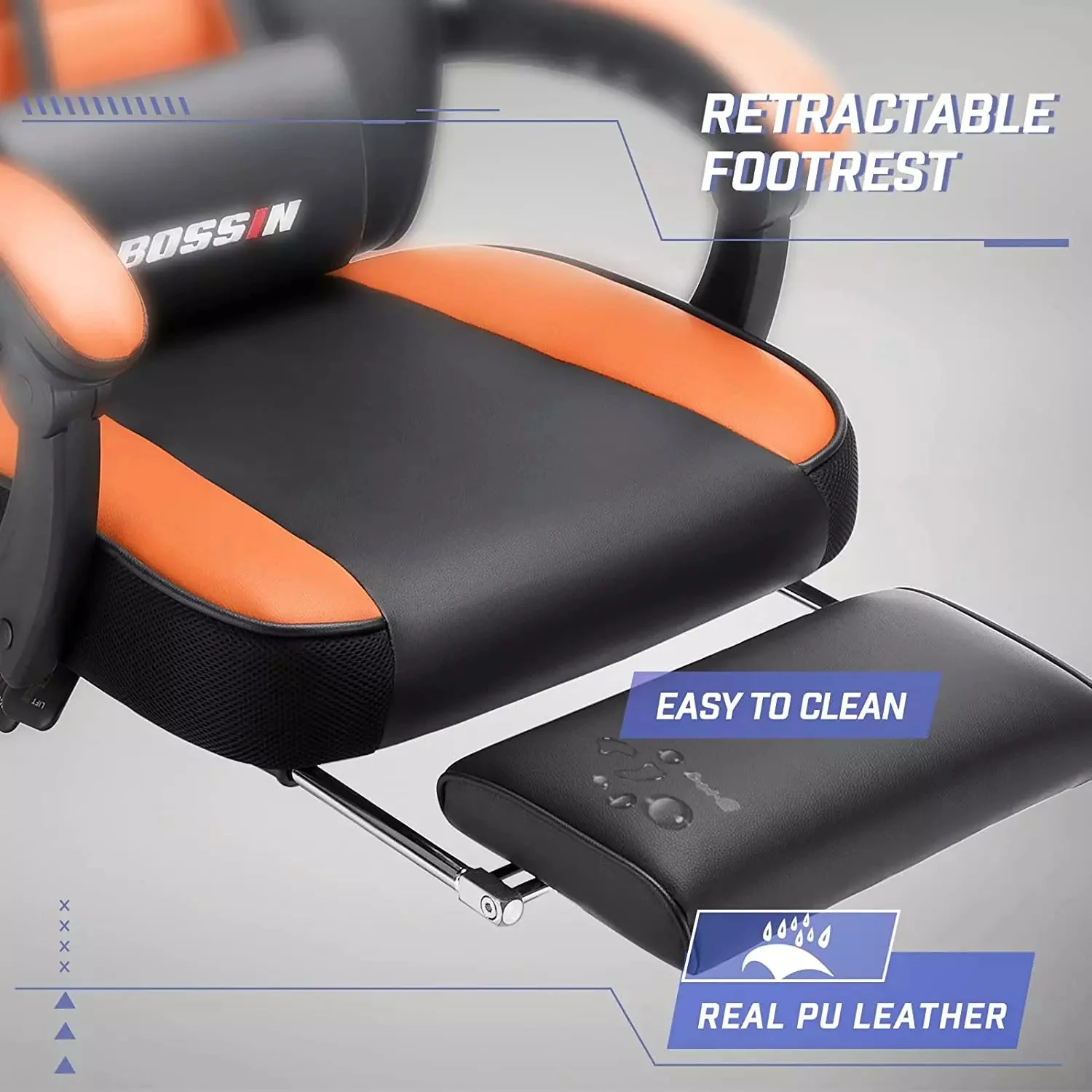 BOSSIN Big and Tall Heavy Duty PC Gaming Chair, Design for Big Guy BGC01 - Image 53