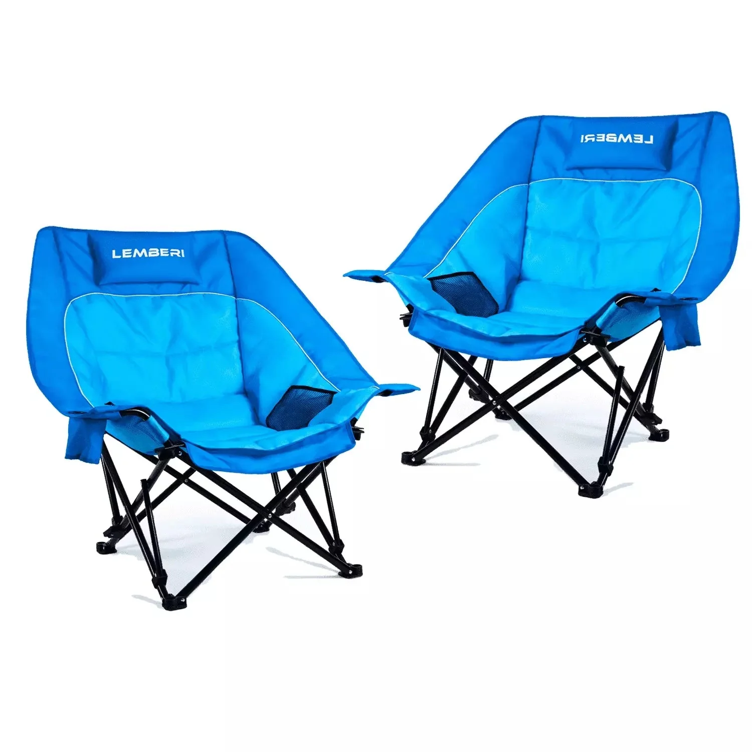BOSSIN Oversized Camping Chair ,Portable Chair,with Side Cup Holder,Side Pocket and Cooler Bag-2 - Image 16