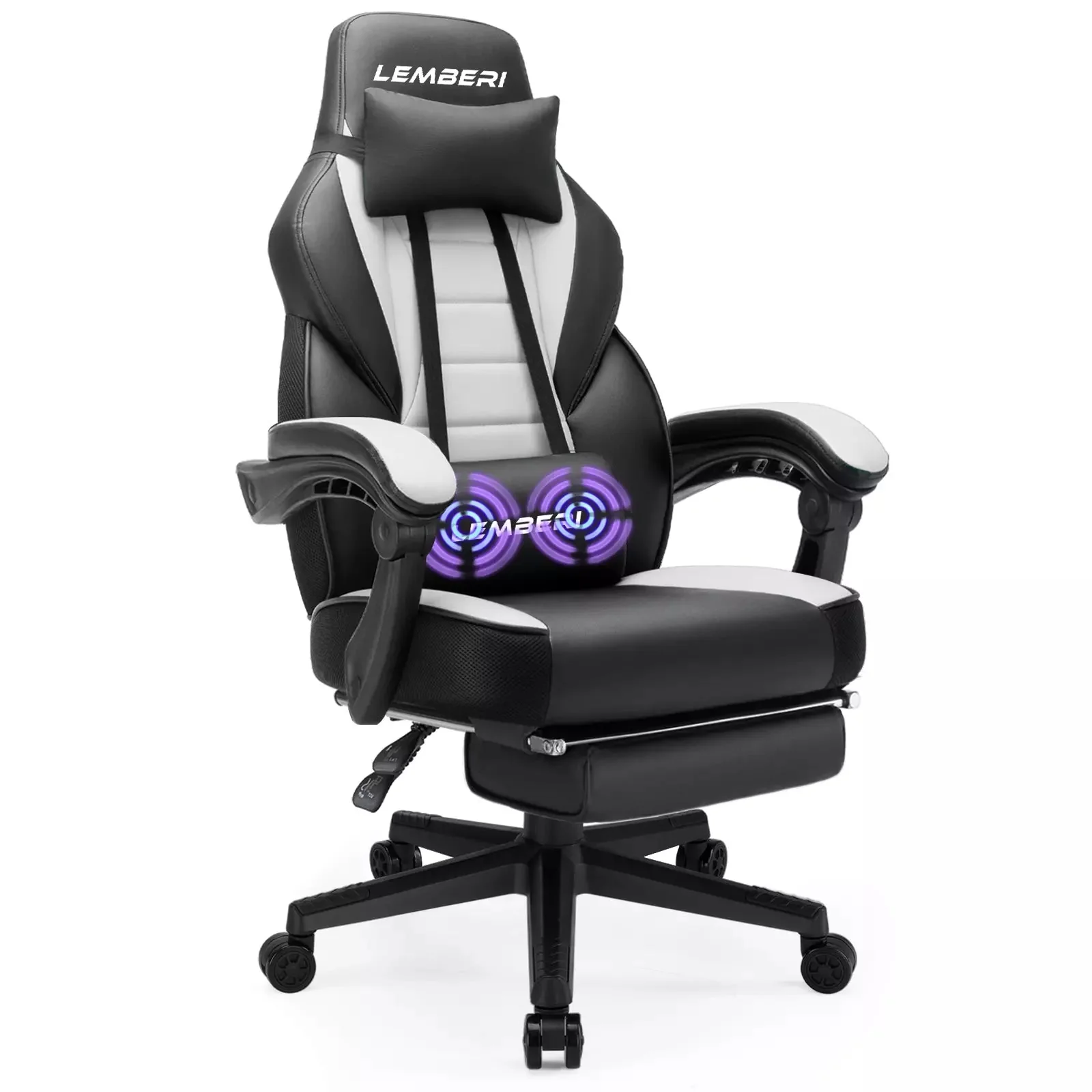 LEMBERI Big and Tall Heavy Duty PC Gaming Chair, Design for Big Guy LGC01 - Image 33