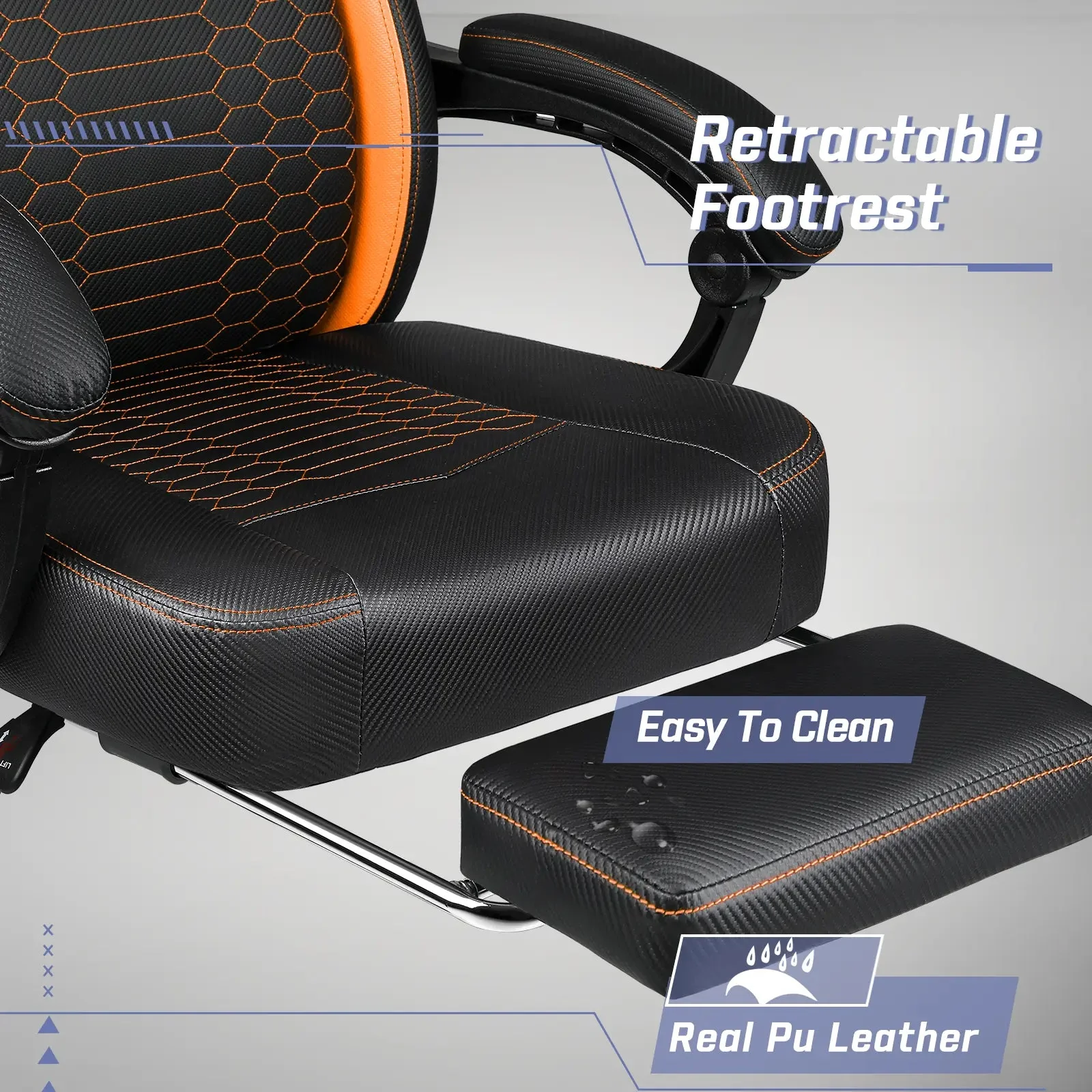 LEMBERI Big and Tall Gaming Chair 400lb Capacity,Gamer Chairs for Adults LGC02 - Image 27