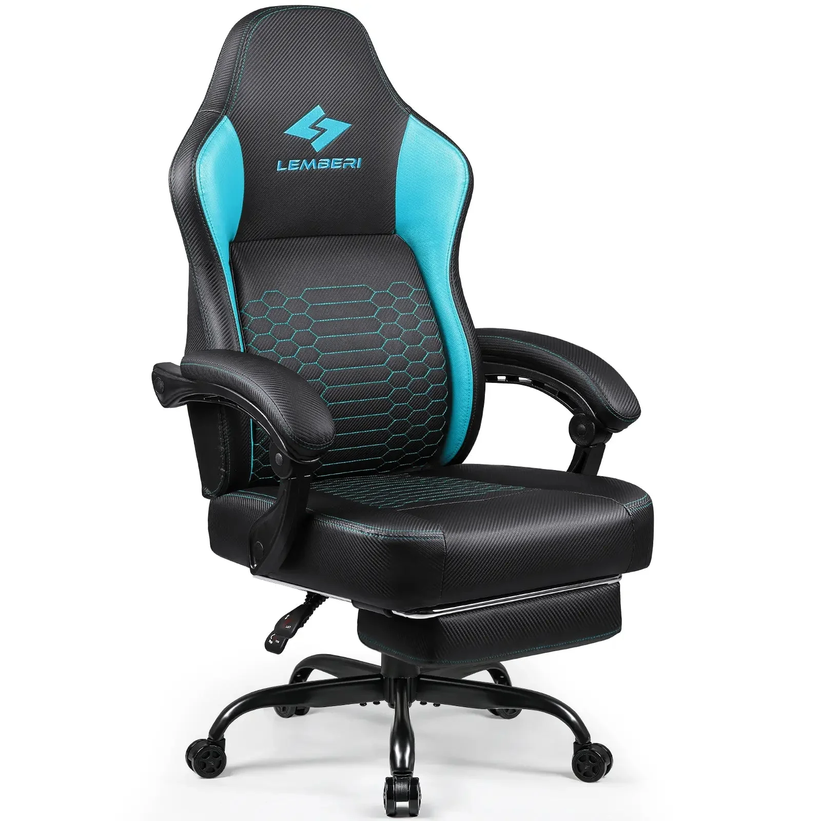 LEMBERI Big and Tall Gaming Chair 400lb Capacity,Gamer Chairs for Adults LGC02 - Image 29