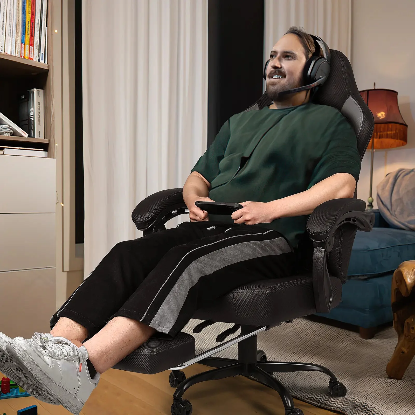 LEMBERI Big and Tall Gaming Chair 400lb Capacity,Gamer Chairs for Adults LGC02 - Image 9