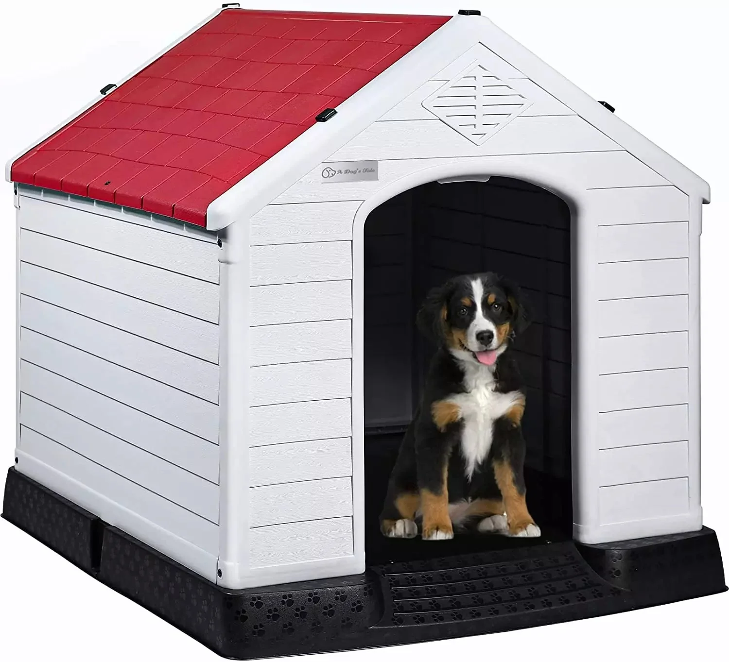 LEMBERI Indoor/Outdoor Durable Dog House with Air Vents and Elevated Floor DH01 - Image 48