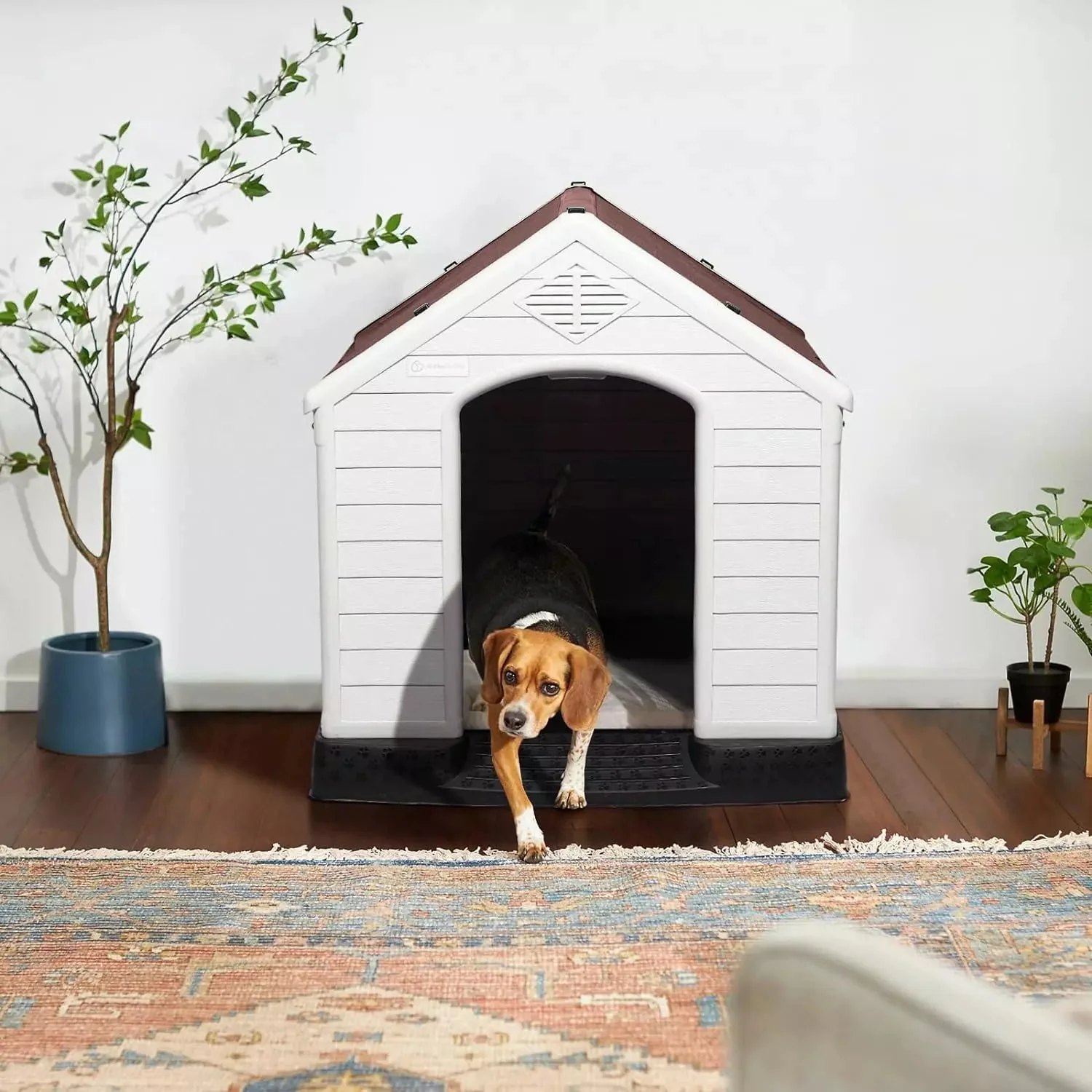 LEMBERI Indoor/Outdoor Durable Dog House with Air Vents and Elevated Floor DH01 - Image 50