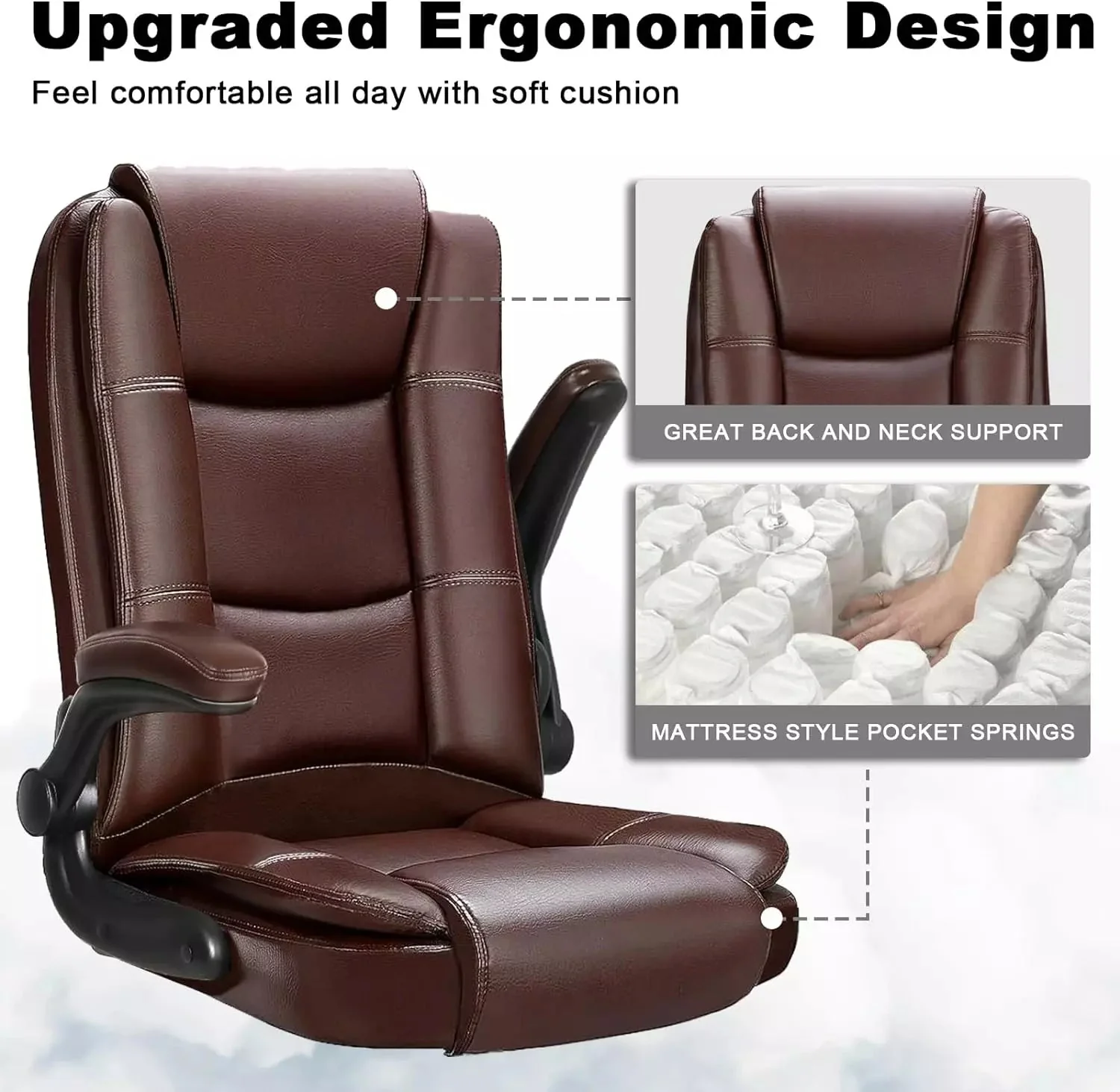 OFIKA Big and Tall Office Chair Computer Desk Chair OFC02 - Image 11