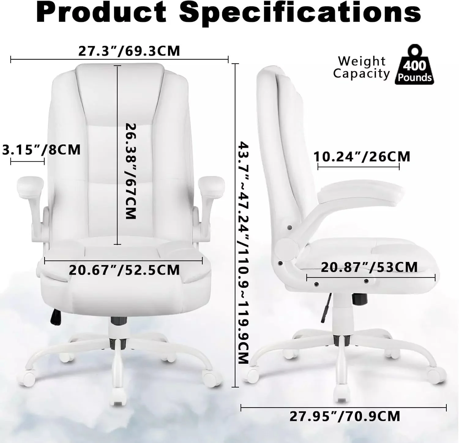 OFIKA Big and Tall Office Chair Computer Desk Chair OFC02 - Image 16