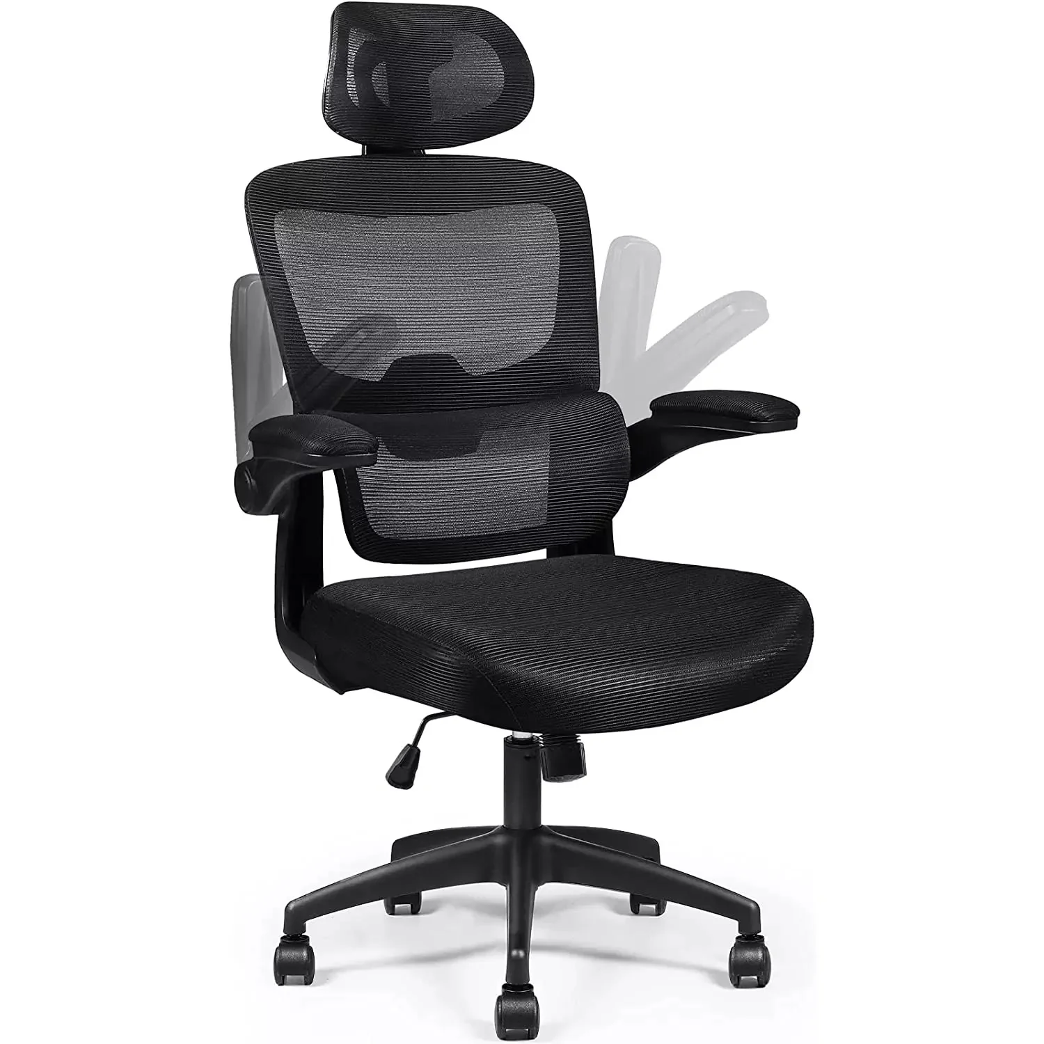 OFIKA Ergonomic Office Chair, High Back Mesh Desk Chair with Adjustable Headrest - Image 10