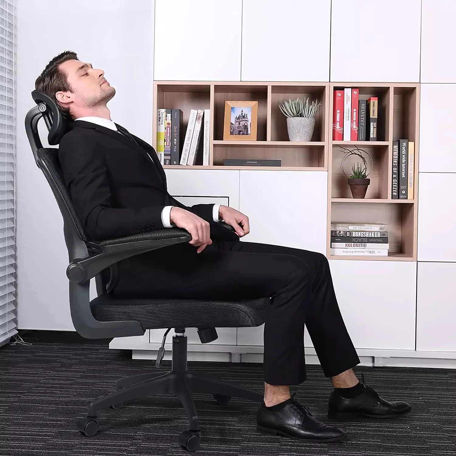 OFIKA Ergonomic Office Chair, High Back Mesh Desk Chair with Adjustable Headrest - Image 11