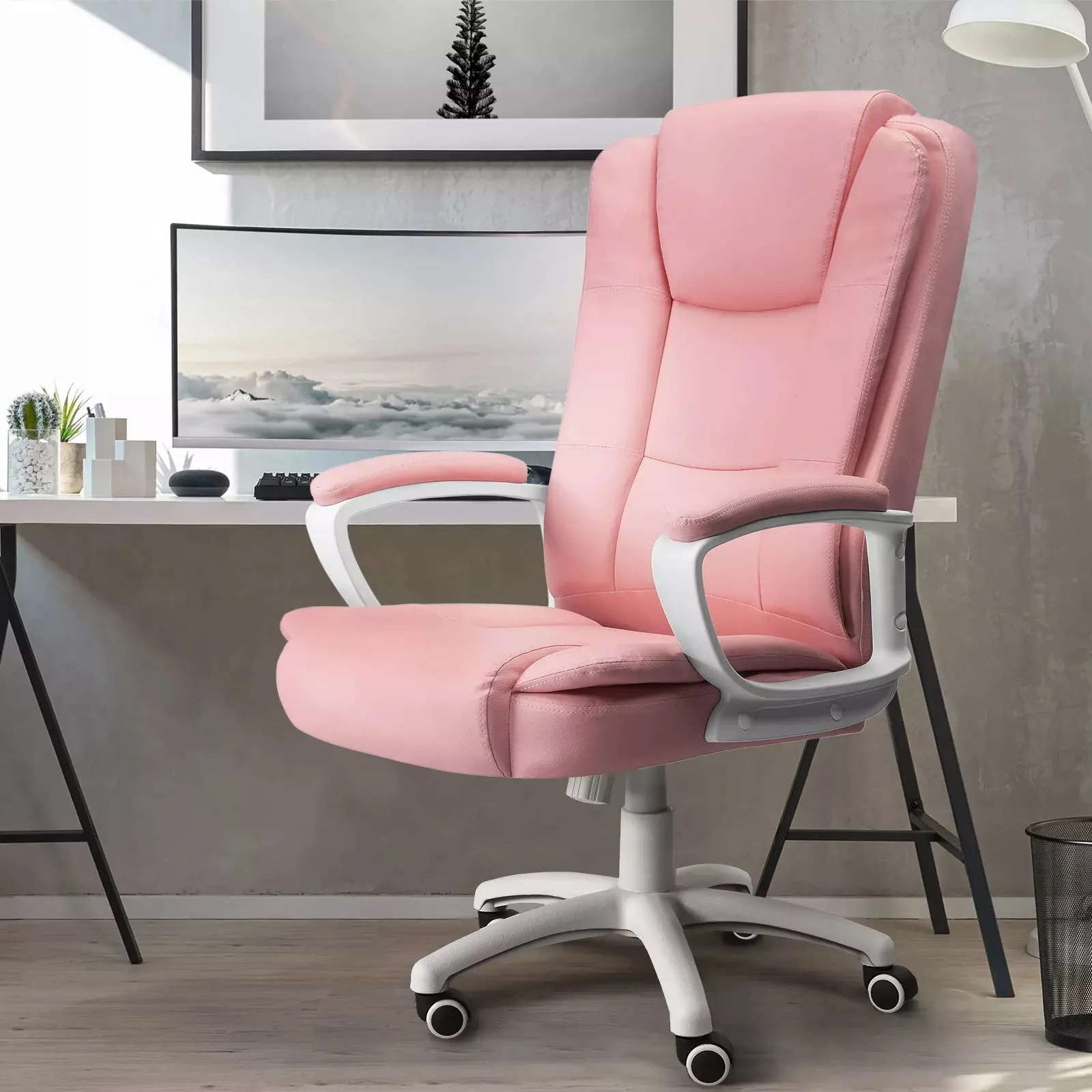 OFIKA High Back Heavy Duty Executive Leather Office Chair, 400LBS 8Hours, OFC01 - Image 35