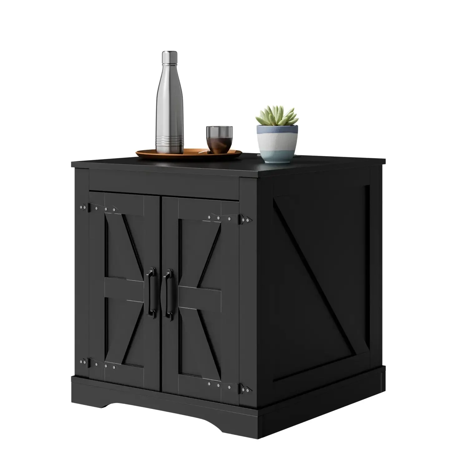 VITESSE 24" Large Sofa Side Table with Charging Station - Image 14