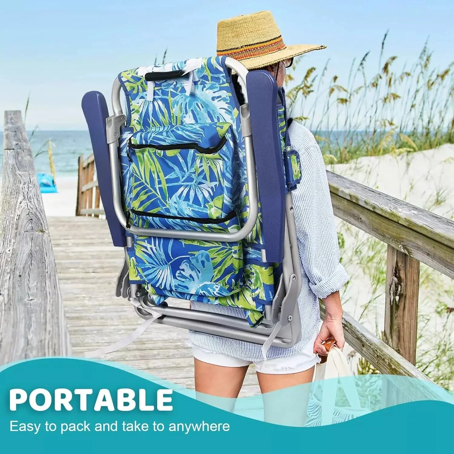 Bossin Backpack Beach Chairs for Adults,Camping Chairs - Image 25
