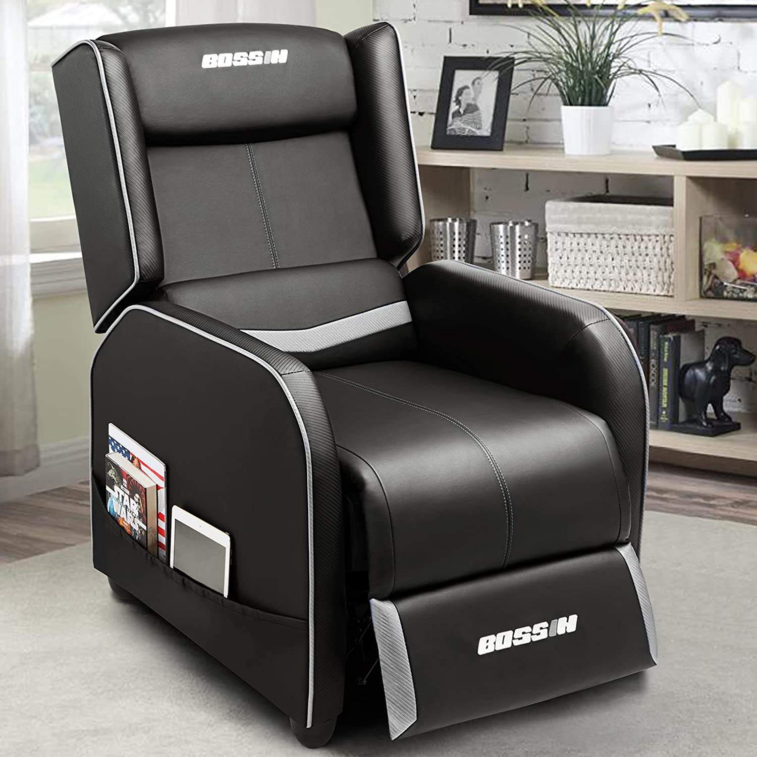 Vitesse Ergonomic Gaming Recliner Chair,PU Leather Recliner Seating Sofa BGR01 - Image 8