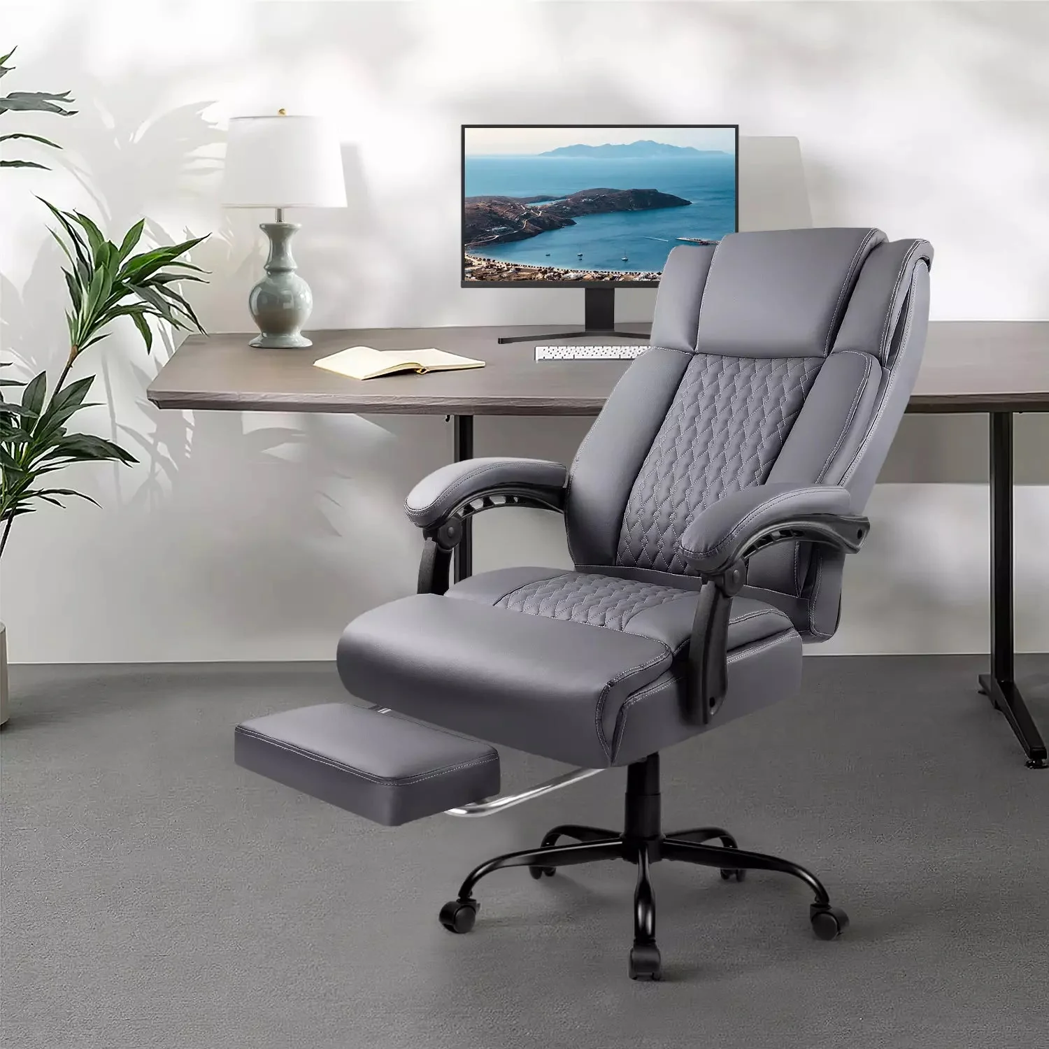 VITESSE Office Chair,Executive Heavy Duty Office Chair with Foot Rest - Image 17