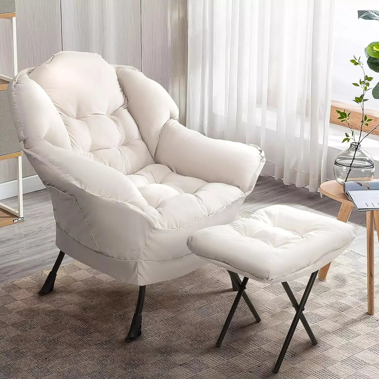 VITESSE Fabric Lazy Chair for Adults,Modern Comfortable Soft Sofa - Image 22