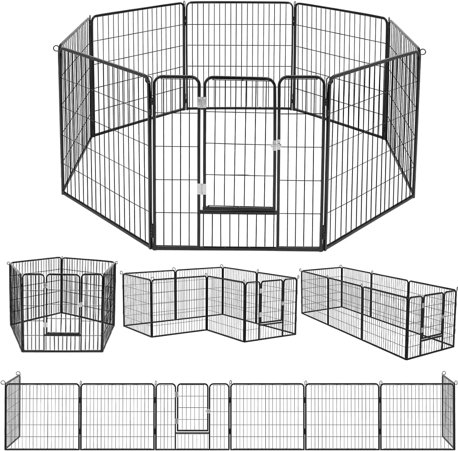 Vitesse Heavy Duty Metal Dog Playpen for Outdoor - Image 15