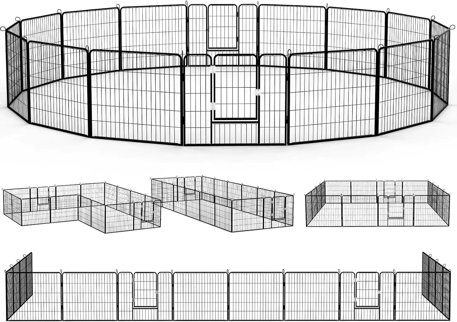 Vitesse Heavy Duty Metal Dog Playpen for Outdoor - Image 22