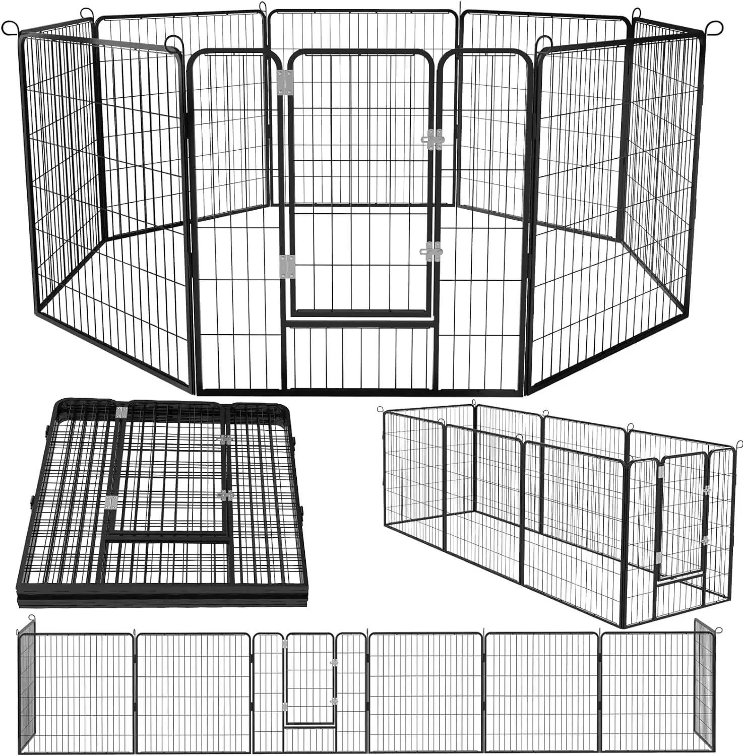 Vitesse Heavy Duty Metal Dog Playpen for Outdoor - Image 29