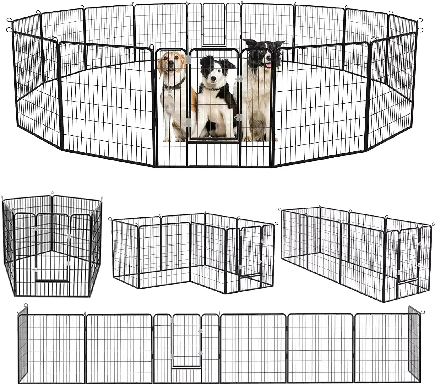 Vitesse Heavy Duty Metal Dog Playpen for Outdoor - Image 31