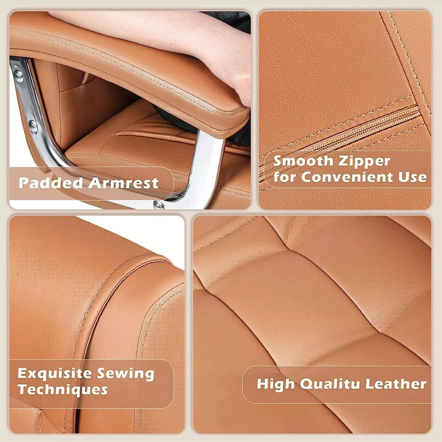 Vitesse Home Office Chair with Spring Cushion,400LBS High Back Executive Office Chair - Image 11