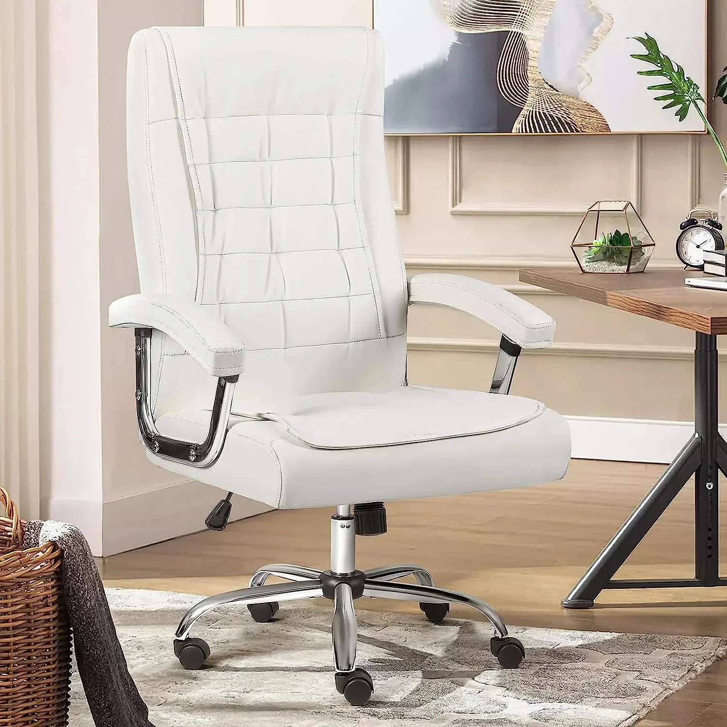 Vitesse Home Office Chair with Spring Cushion,400LBS High Back Executive Office Chair - Image 15