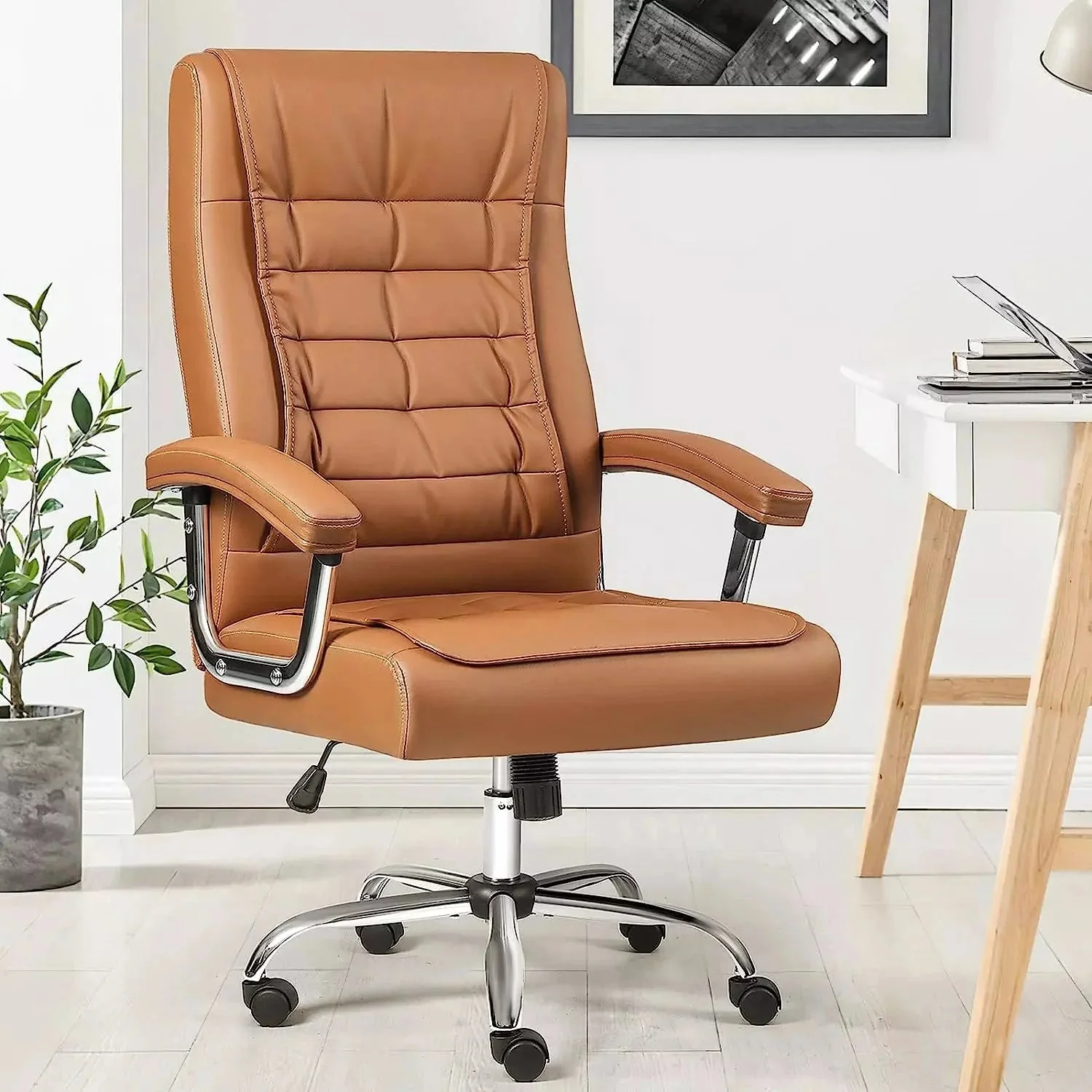 Vitesse Home Office Chair with Spring Cushion,400LBS High Back Executive Office Chair - Image 8