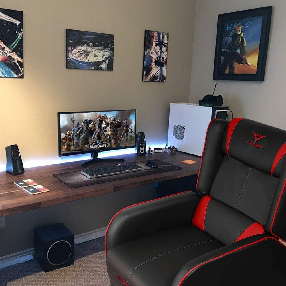 VITESSE Racing Style Single Gaming Recliner & Sofa, Theater Seat VGR02 - Image 16