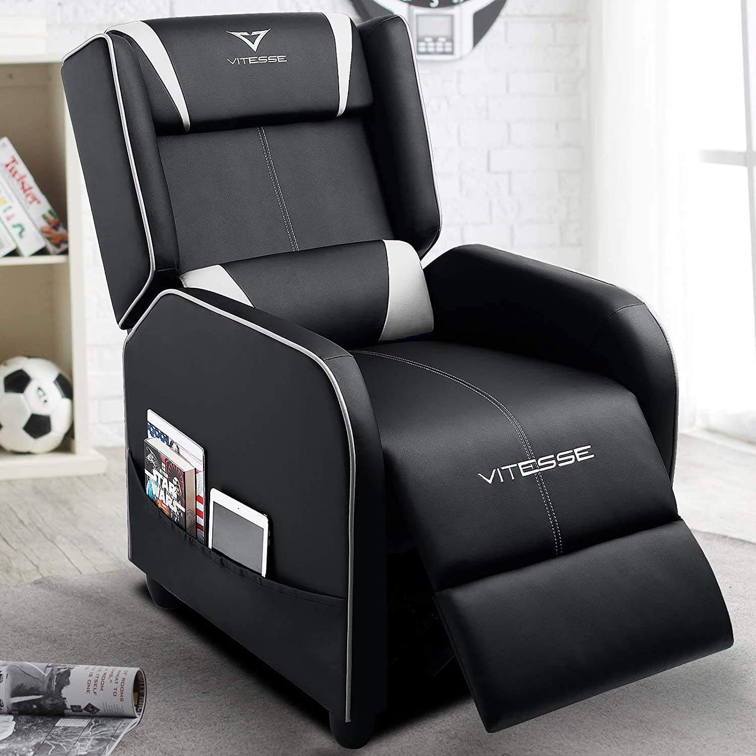 VITESSE Racing Style Single Gaming Recliner & Sofa, Theater Seat VGR02 - Image 22