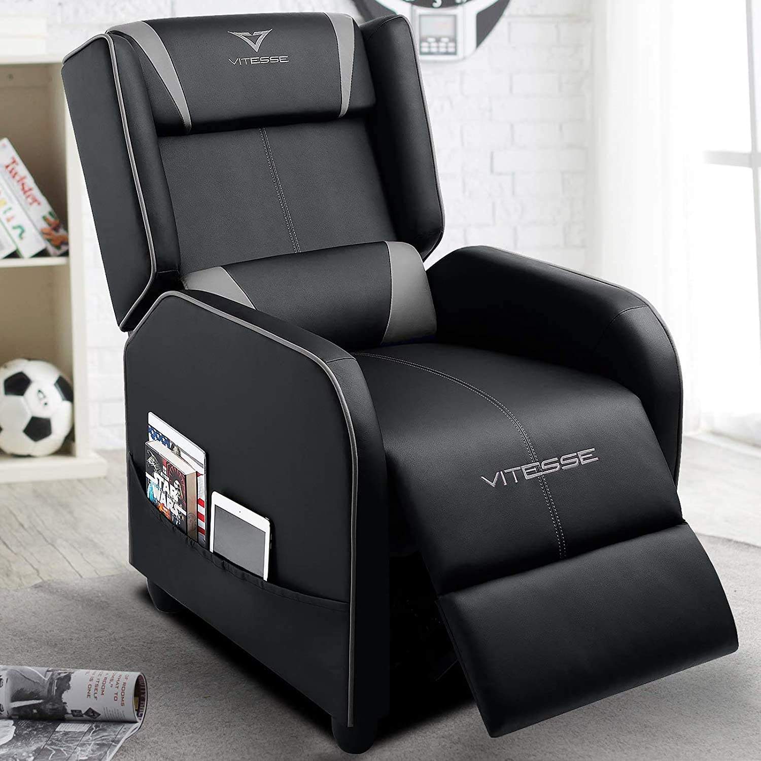 VITESSE Racing Style Single Gaming Recliner & Sofa, Theater Seat VGR02 - Image 8