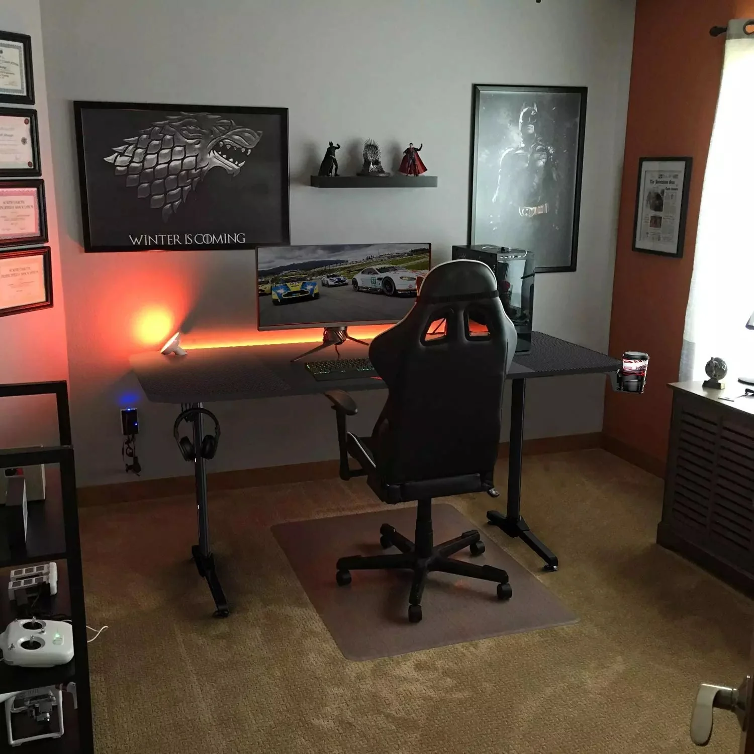 Vitesse T-Shaped Esport PC Gaming Desk, Ergonomic Office Computer Table TD01 - Image 23