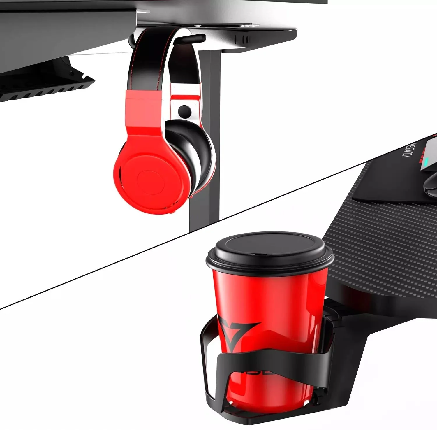 Vitesse T-Shaped Esport PC Gaming Desk, Ergonomic Office Computer Table TD01 - Image 6