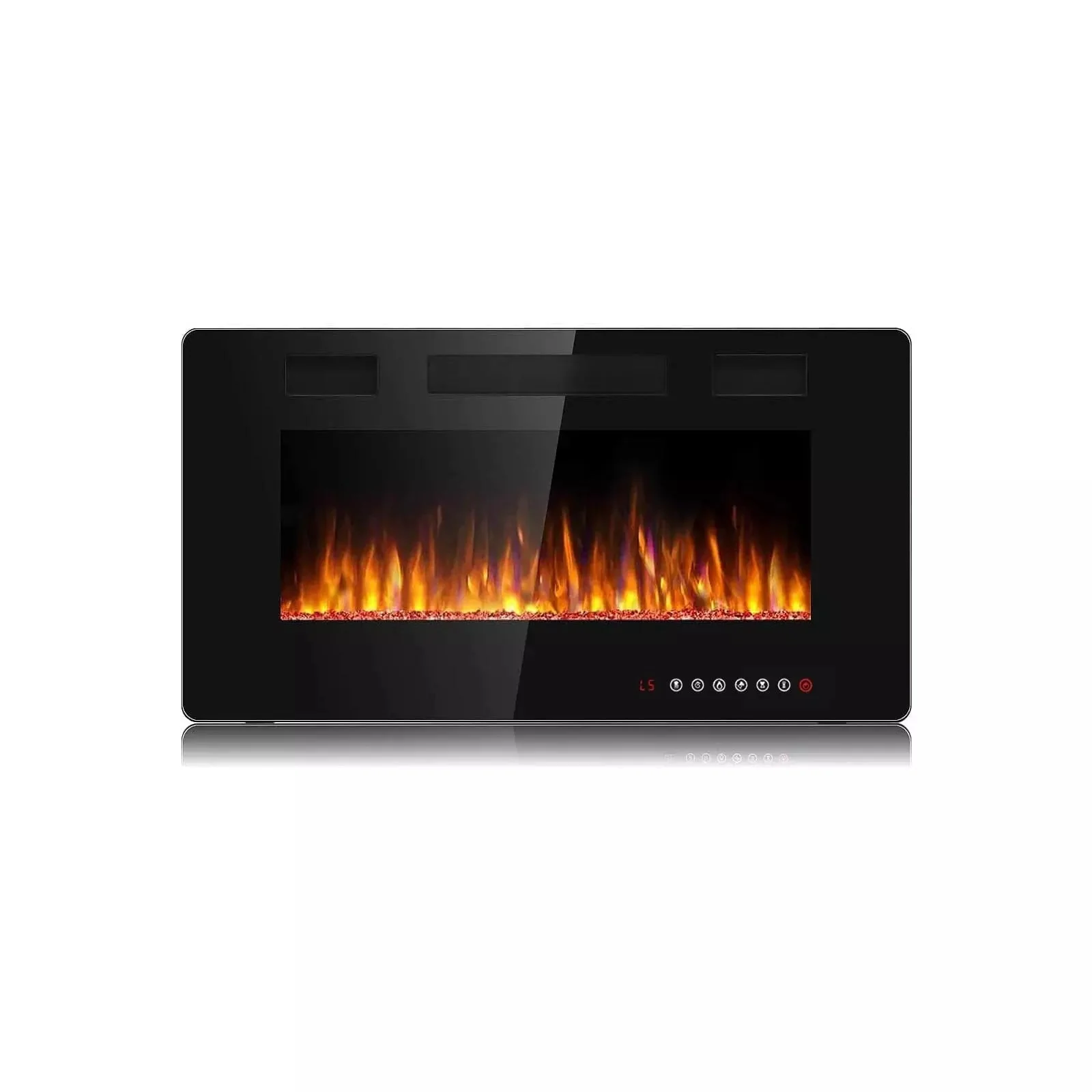 Vitesse Ultra-Thin Electric Fireplace Recessed and Wall Mounted - Image 14