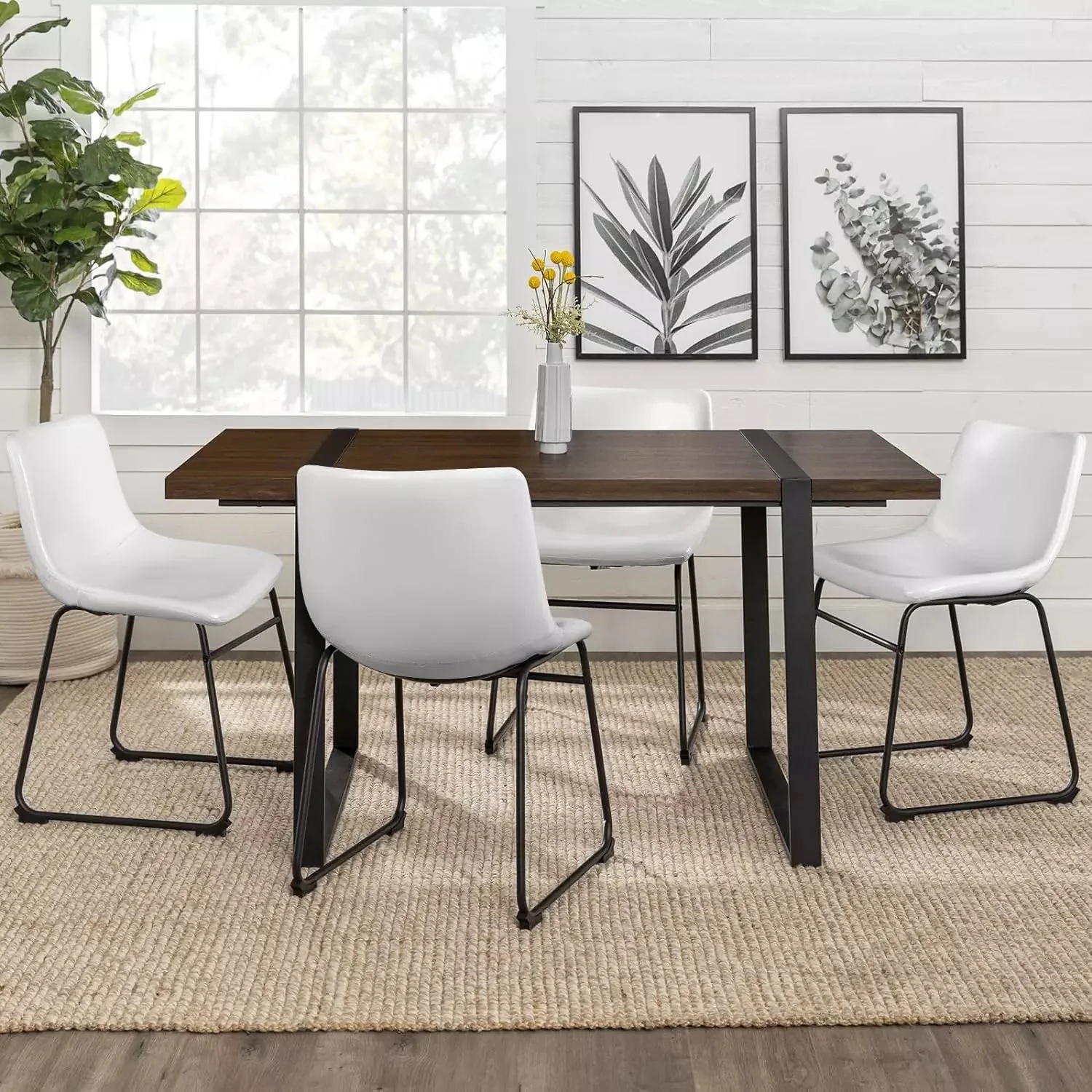 Waleaf Bar Stools ,Counter Height Bar Stools with Back - Image 15