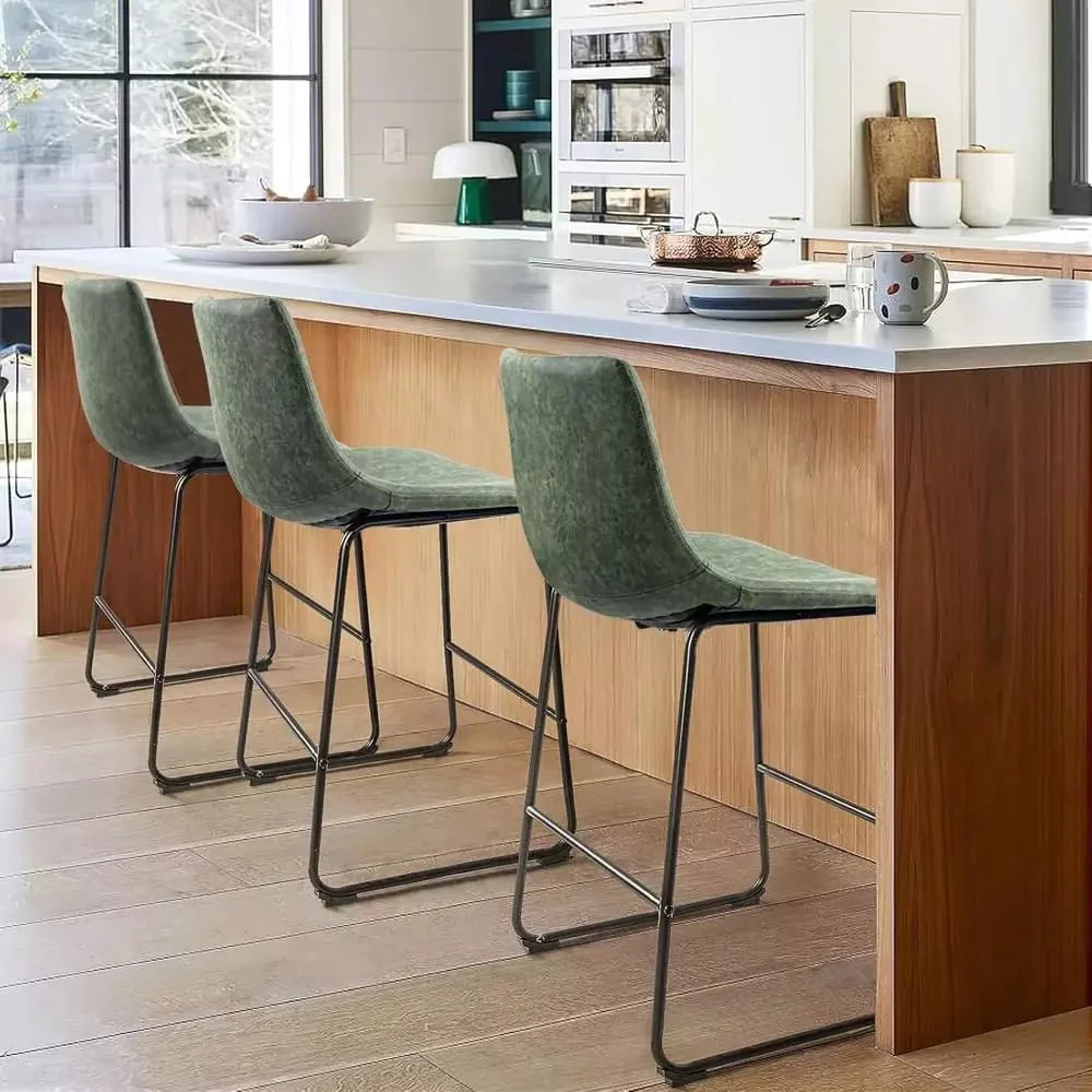 Waleaf Bar Stools ,Counter Height Bar Stools with Back - Image 25