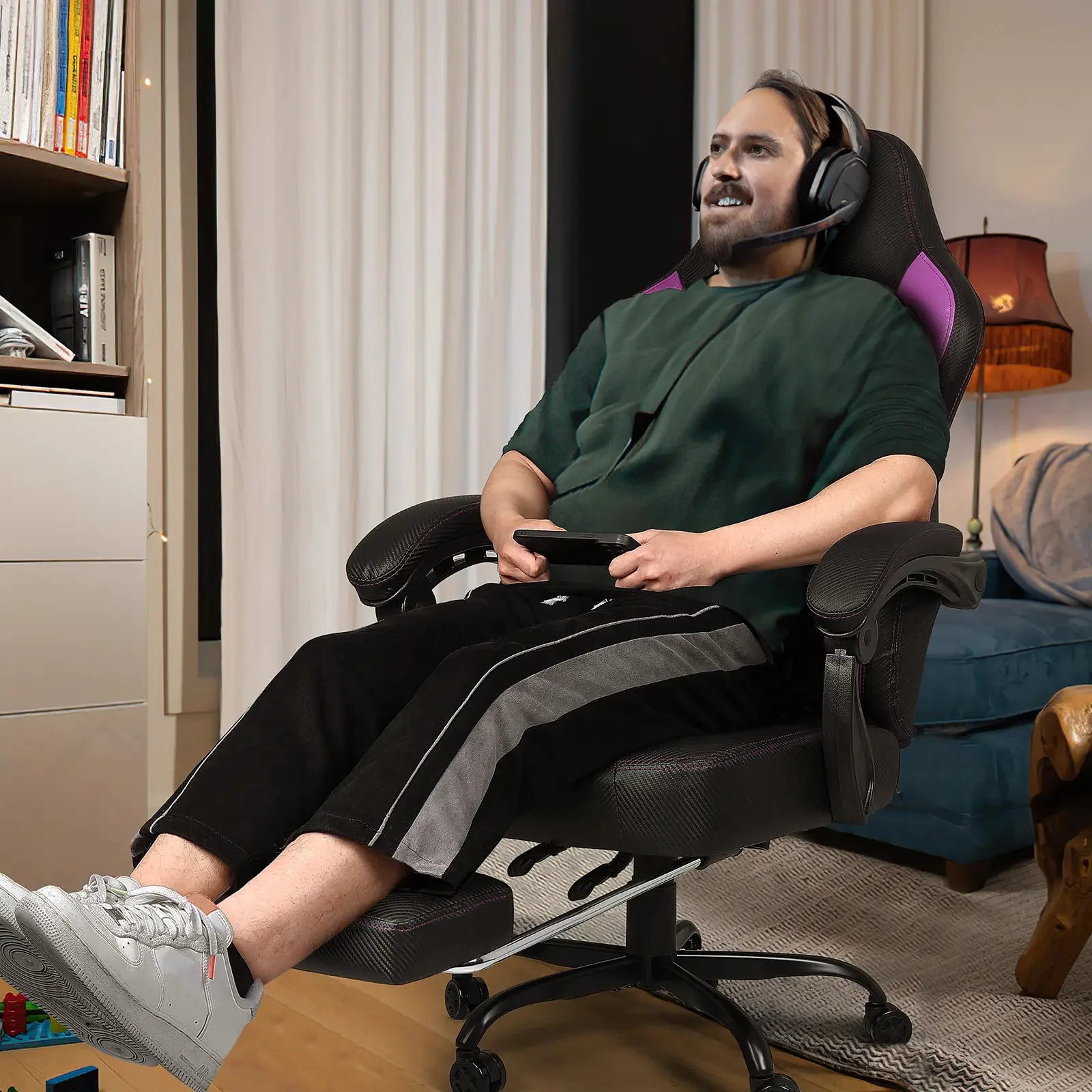 WALEAF Big and Tall Gaming Chair 400lb Capacity,Gamer Chairs for Adults - Image 16