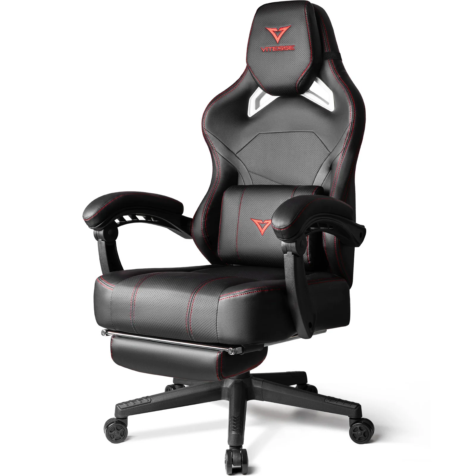 VITESSE Big and Tall Gaming Chair with Footrest,Ergonomic Video Gaming Chair - Image 5