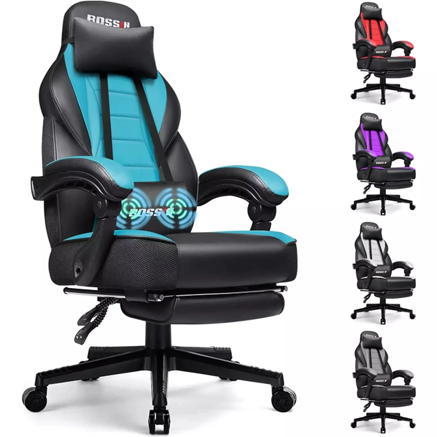 BOSSIN Big and Tall Heavy Duty PC Gaming Chair, Ergonomic Video Game Chairs with Footrest - Image 19