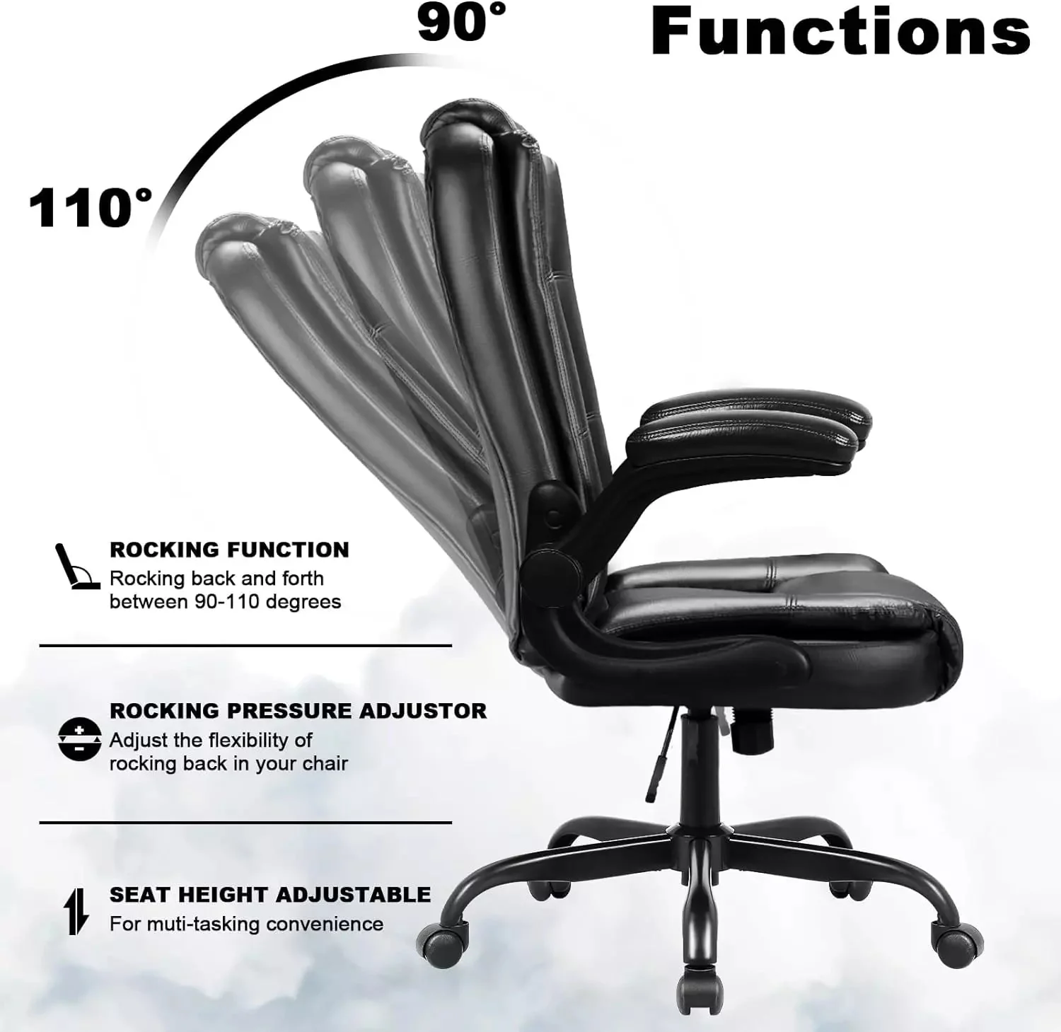 VITESSE Big and Tall Office Chair Computer Desk Chair - Image 3