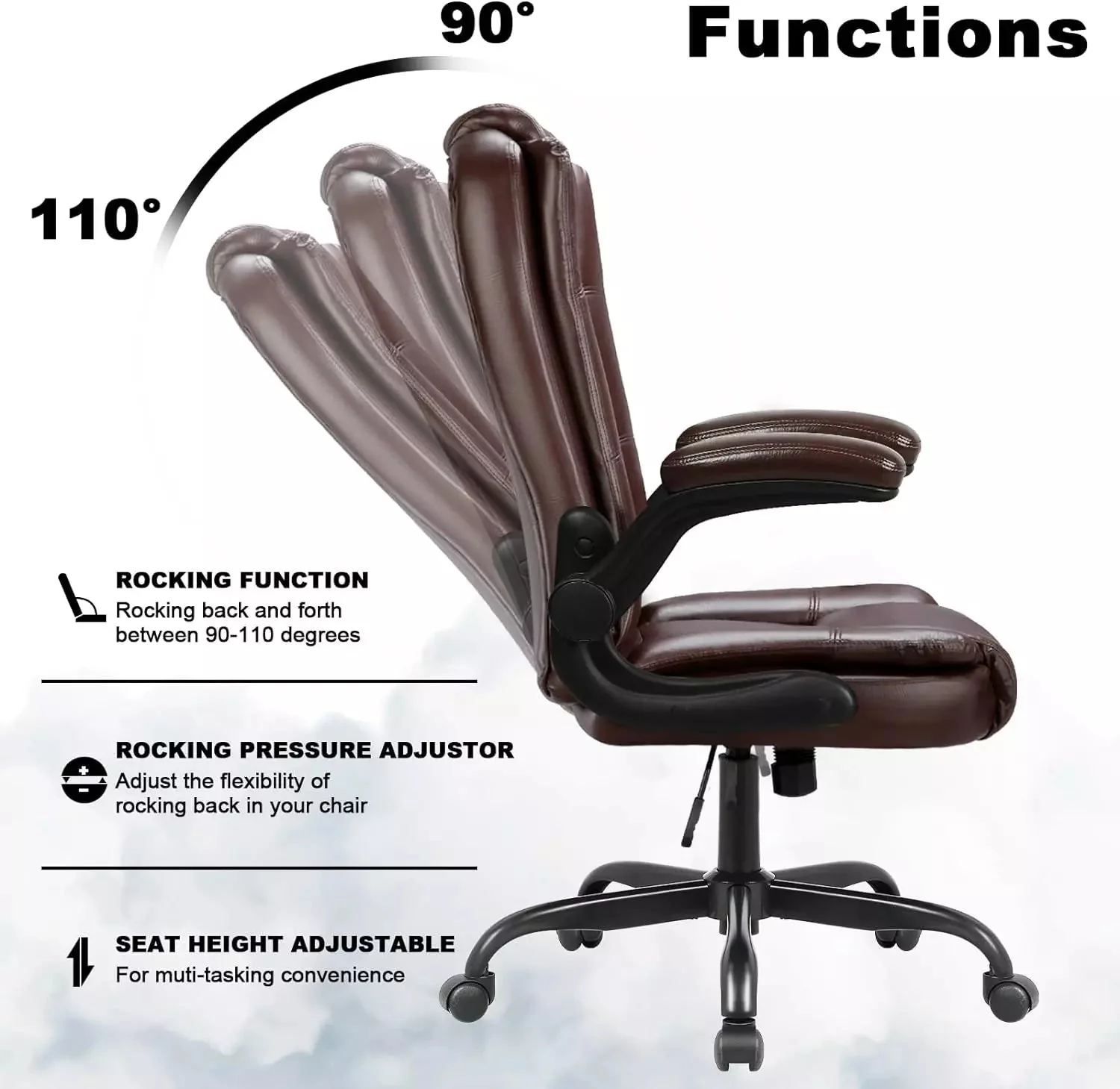VITESSE Big and Tall Office Chair Computer Desk Chair - Image 9
