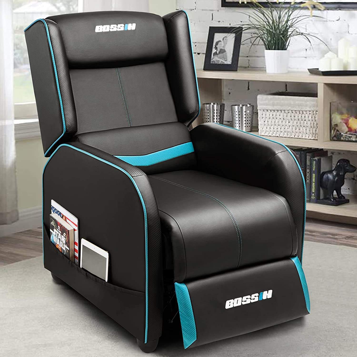 Waleaf Ergonomic Gaming Recliner Chair,PU Leather Recliner Seating Sofa - Image 29
