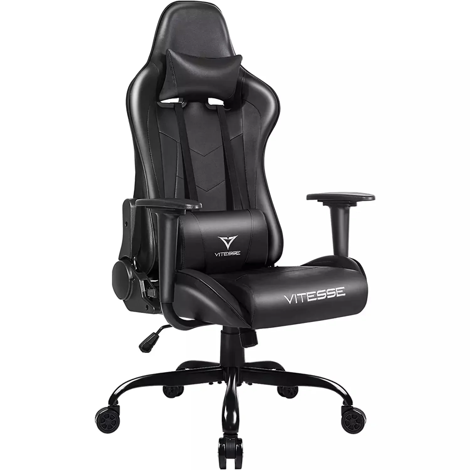 WALEAF Ergonomic Leather Gaming Chair, Reclining PC Gaming Chair - Image 10