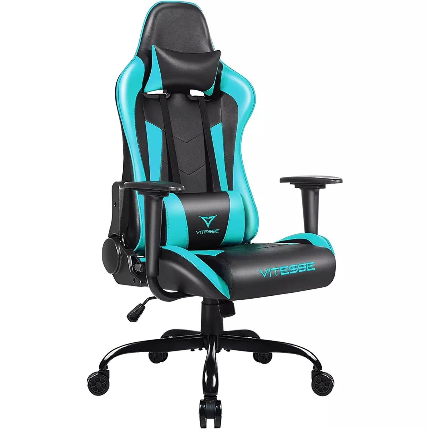 WALEAF Ergonomic Leather Gaming Chair, Reclining PC Gaming Chair - Image 43