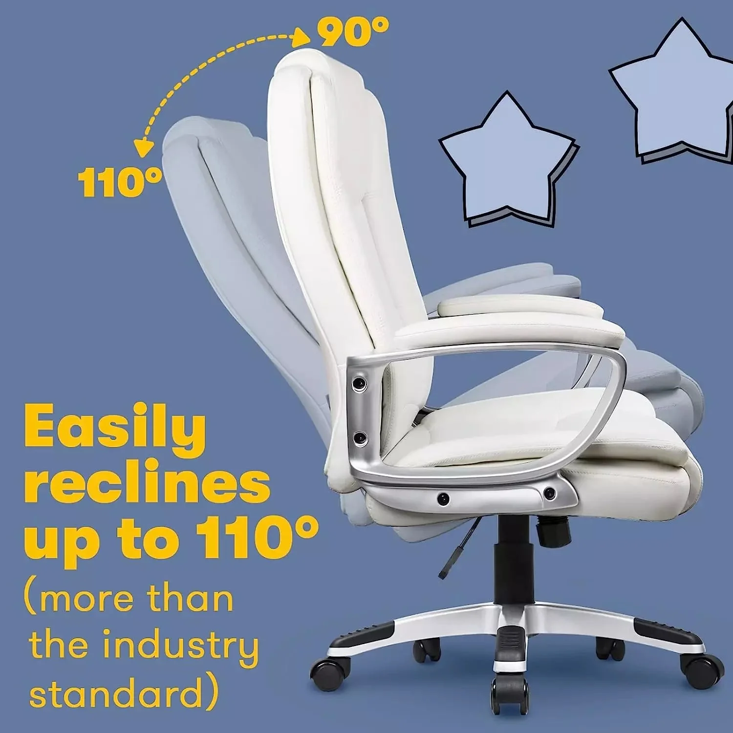 Bossin Office Desk Chair,Big and Tall Managerial Executive Chair - Image 12