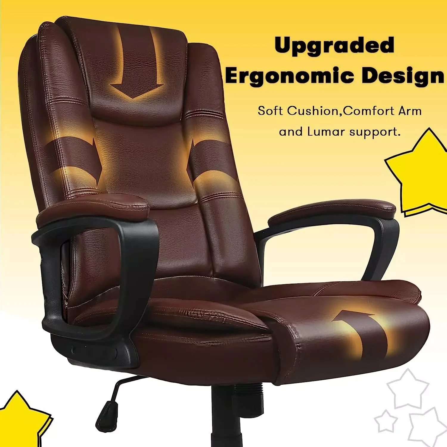 Bossin Office Desk Chair,Big and Tall Managerial Executive Chair - Image 17